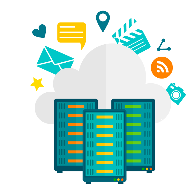 Cloud Server Clipart - Domains And Web Hosting - Png Download (649x614), Png Download