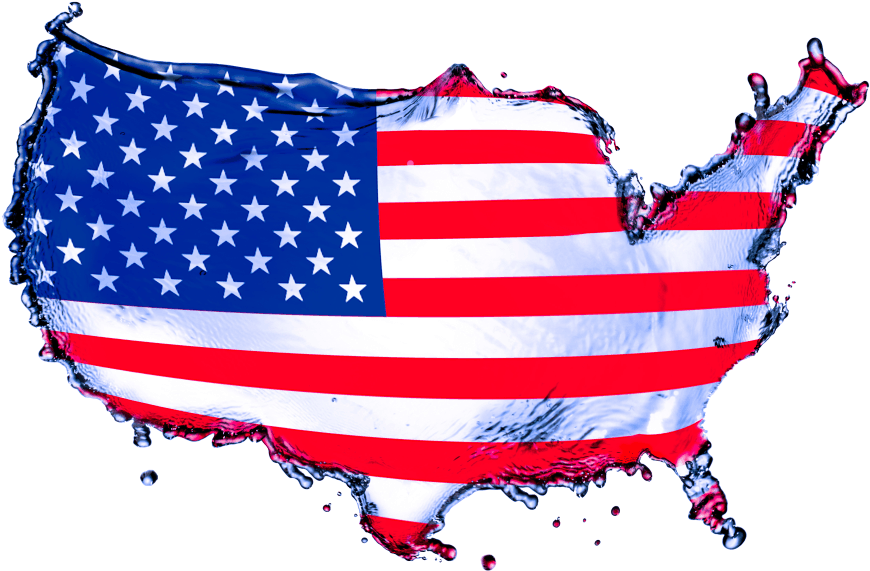 Made In Winter Park, Fl - Usa Flag Clipart (969x681), Png Download