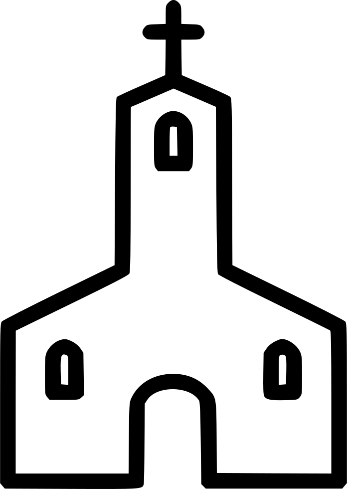 Catholic Church Comments - Christian Church Clipart (696x980), Png Download