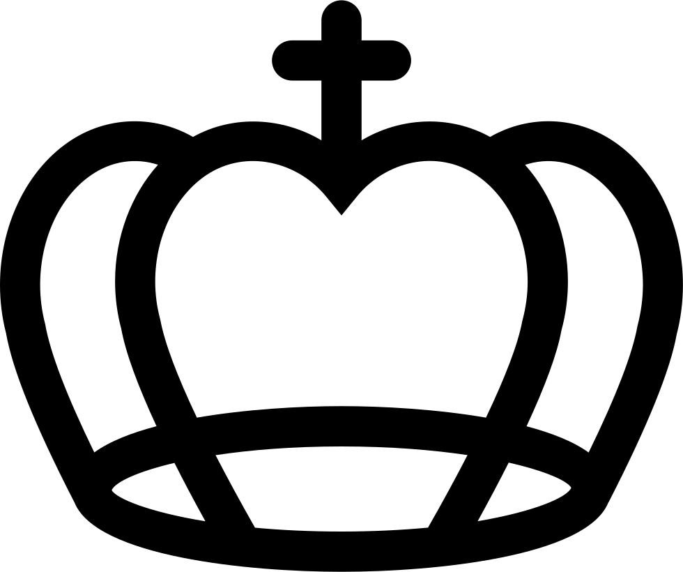 Royal Catholic Crown Comments - El Contorno De Una Corona Clipart (980x820), Png Download