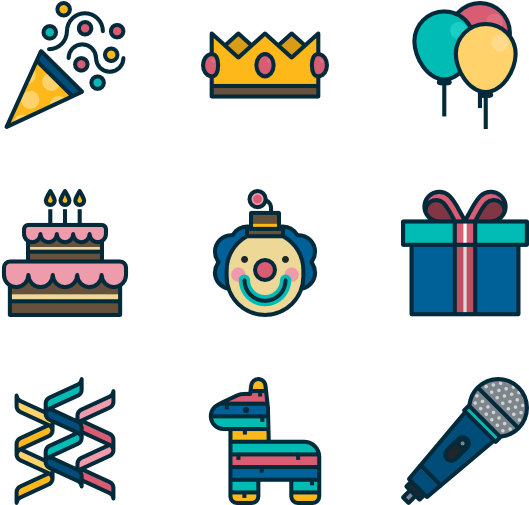 Birthday Party - Birthday Cake Icon Clipart (600x564), Png Download