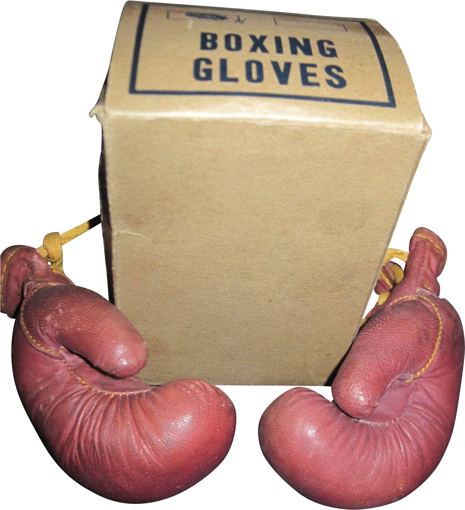 Awesome Boxing Gloves W/box For Doll Or Child Free - Cervelat Clipart (1643x1643), Png Download