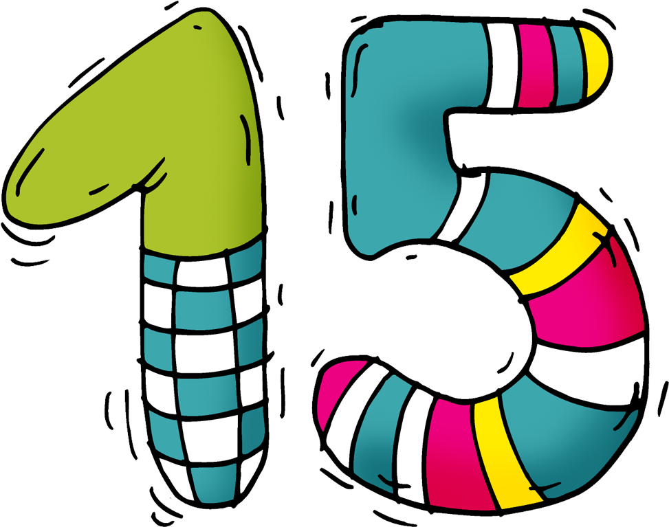 15-fifteen Clipart - Full Size Clipart (#1382409) - PinClipart