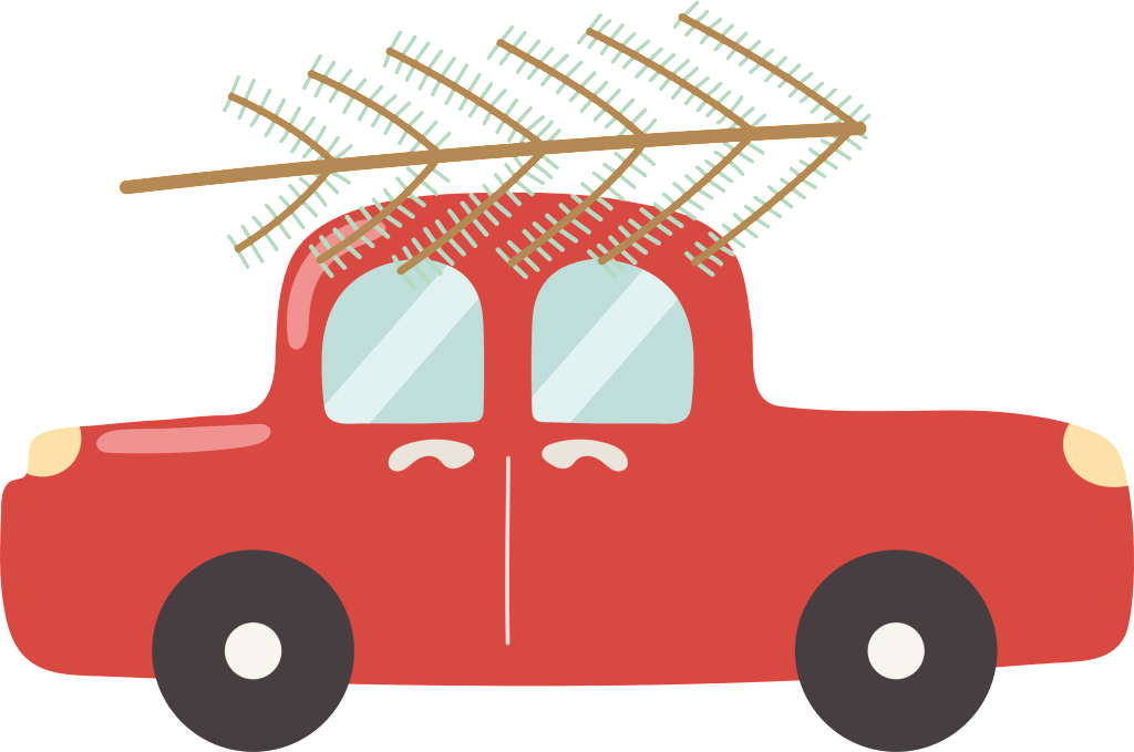 Voiture De Noël Noël - Christmas Day Clipart (1024x679), Png Download