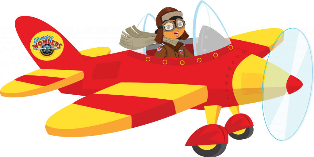 Unique Jet Clipart Toy Plane Pictures - Amelia Earhart Plane Cartoon - Png Download (1024x514), Png Download