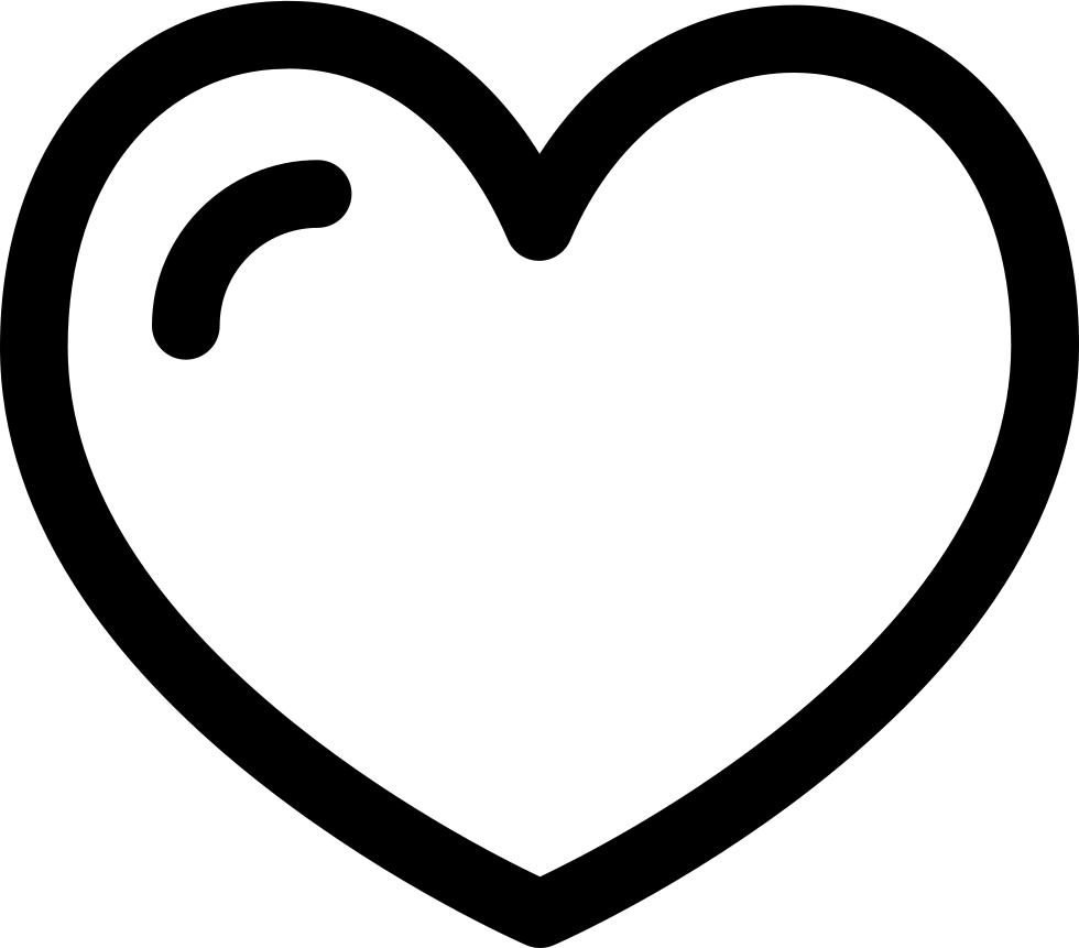 Png File - Heart Line Icon Png Clipart (980x861), Png Download