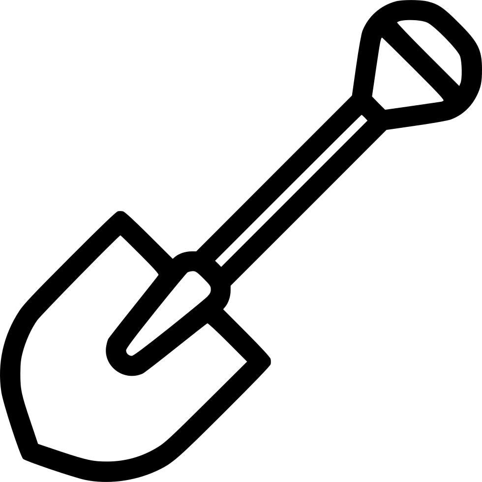 Png File - Shovel Icon Png Clipart (980x980), Png Download
