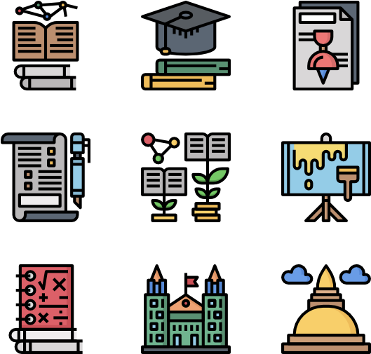 Education - Icon Line Art Food Delivery Clipart (600x564), Png Download