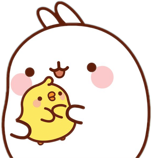 Tous Mes Héros - Molang And Piu Piu (molang) [book] Clipart (604x542), Png Download