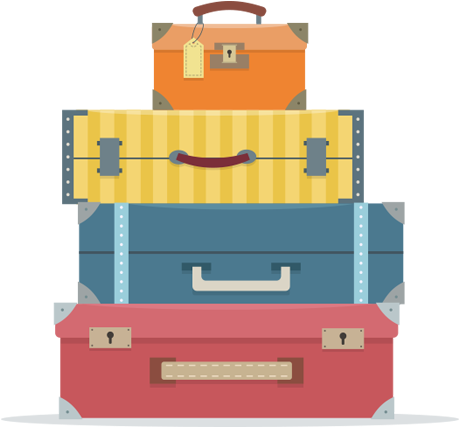Non-residents Icon - Luggage Clipart - Png Download (627x627), Png Download