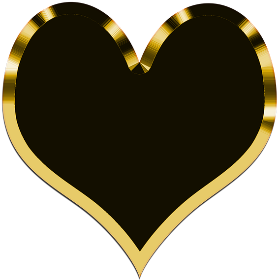 Golden Hearts - Android Clipart (793x720), Png Download