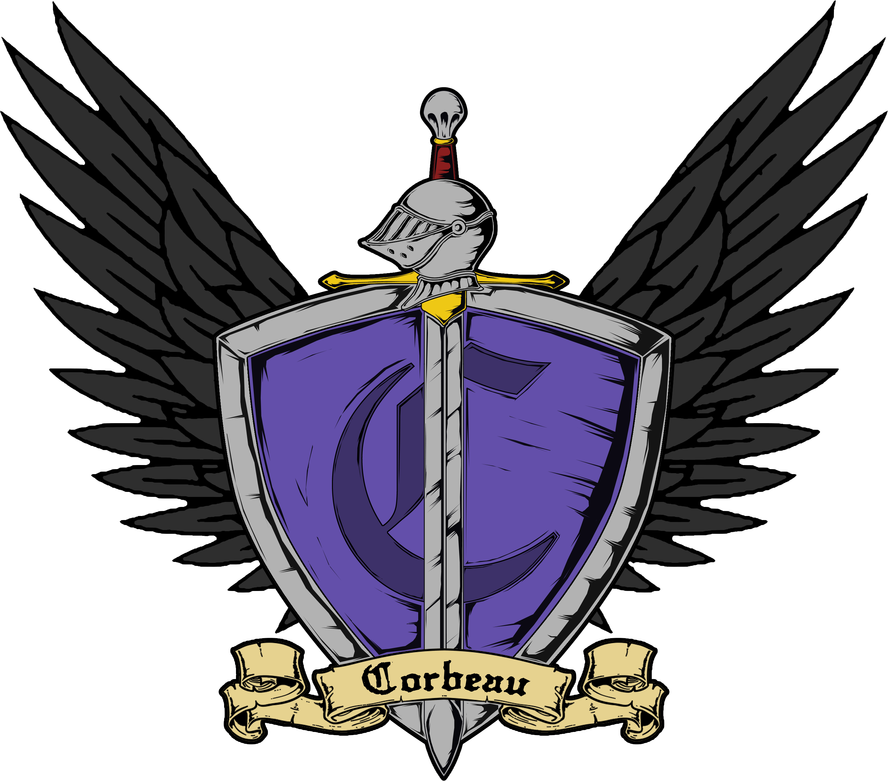 Corbeau Family Crest Clipart (2841x2499), Png Download