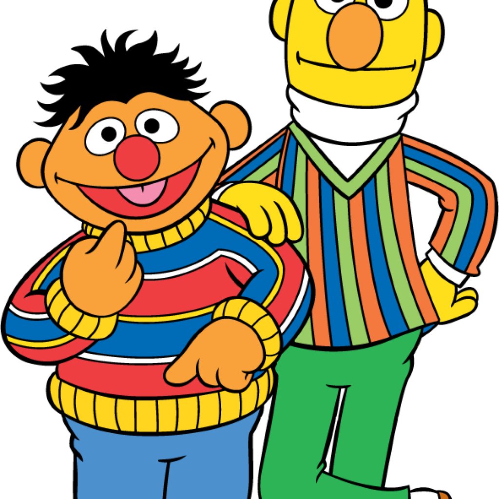 Free Sesame Street Clipart Bert Sesame Street Clipart - Sesame Street Clipart Png Transparent Png (1024x1024), Png Download