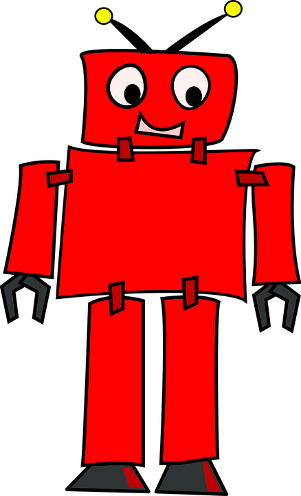 Pictures Of Cartoon Robots 29, Buy Clip Art - Robot Svg - Png Download (438x720), Png Download