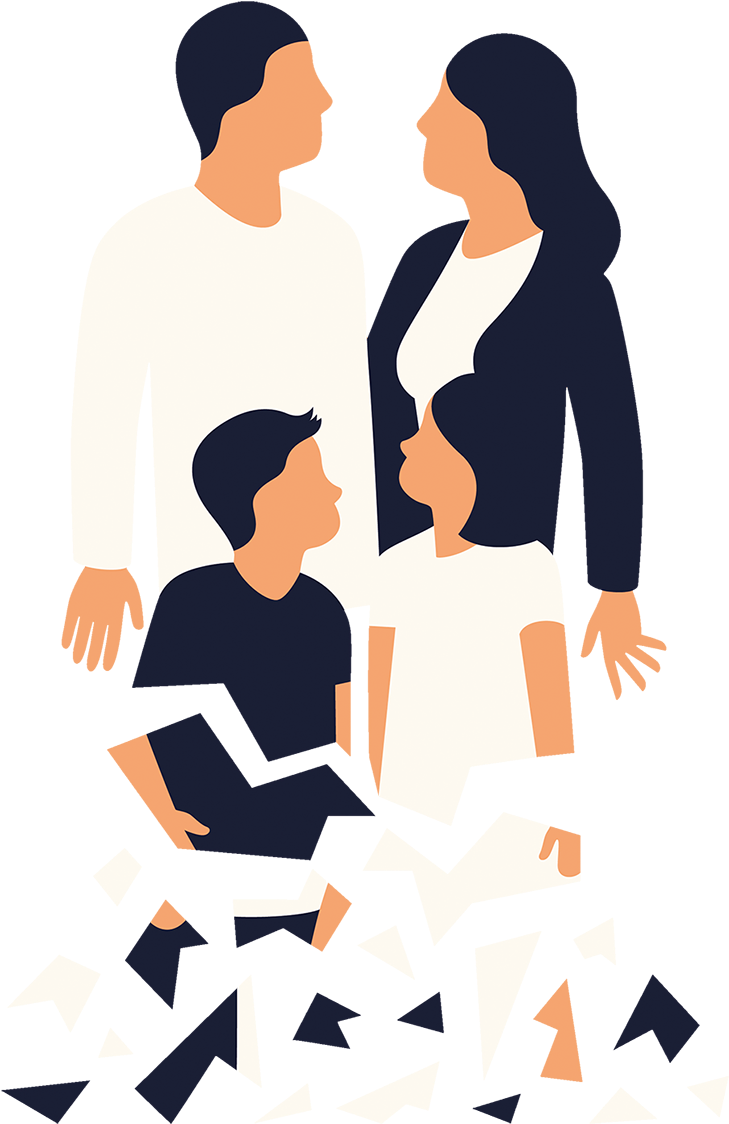Familien - Illustration Clipart (1000x1345), Png Download