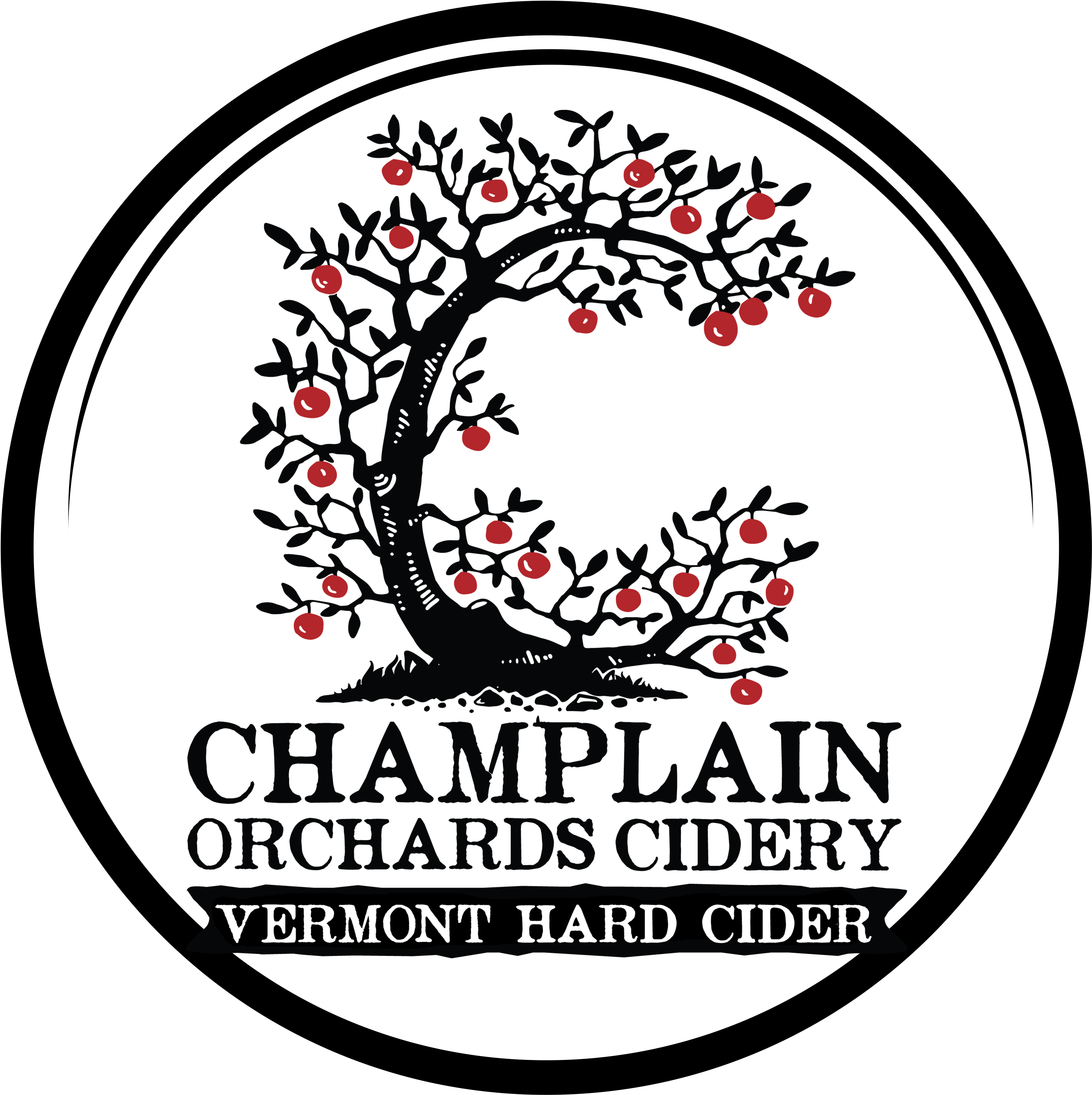 The Below Logos Are Fully-downloadable - Champlain Orchards Cidery Clipart (3000x3000), Png Download