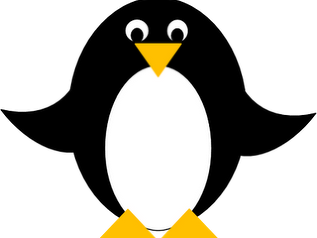 Penguin Clipart Easy - Clip Art - Png Download (640x480), Png Download