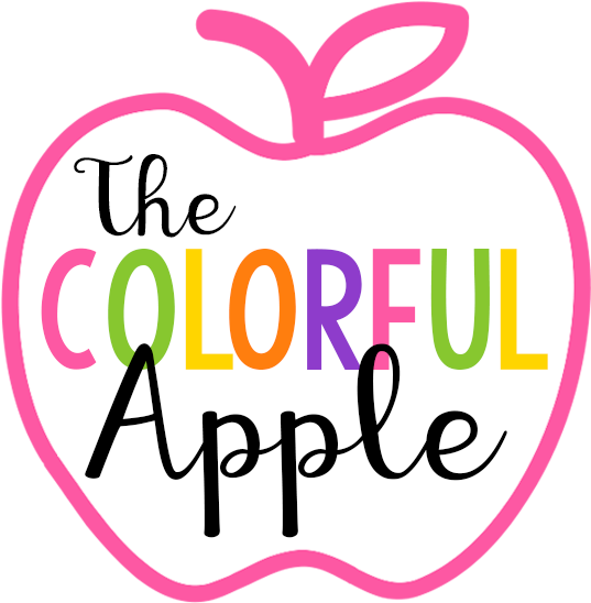 The Colorful Apple Picture Freeuse Library - Teacher Clipart (600x600), Png Download