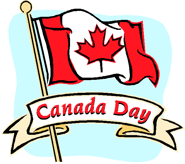 The Library Is Open On Canada Day, Tuesday, July 1 - Happy Canada Day 2018 Clipart (594x522), Png Download
