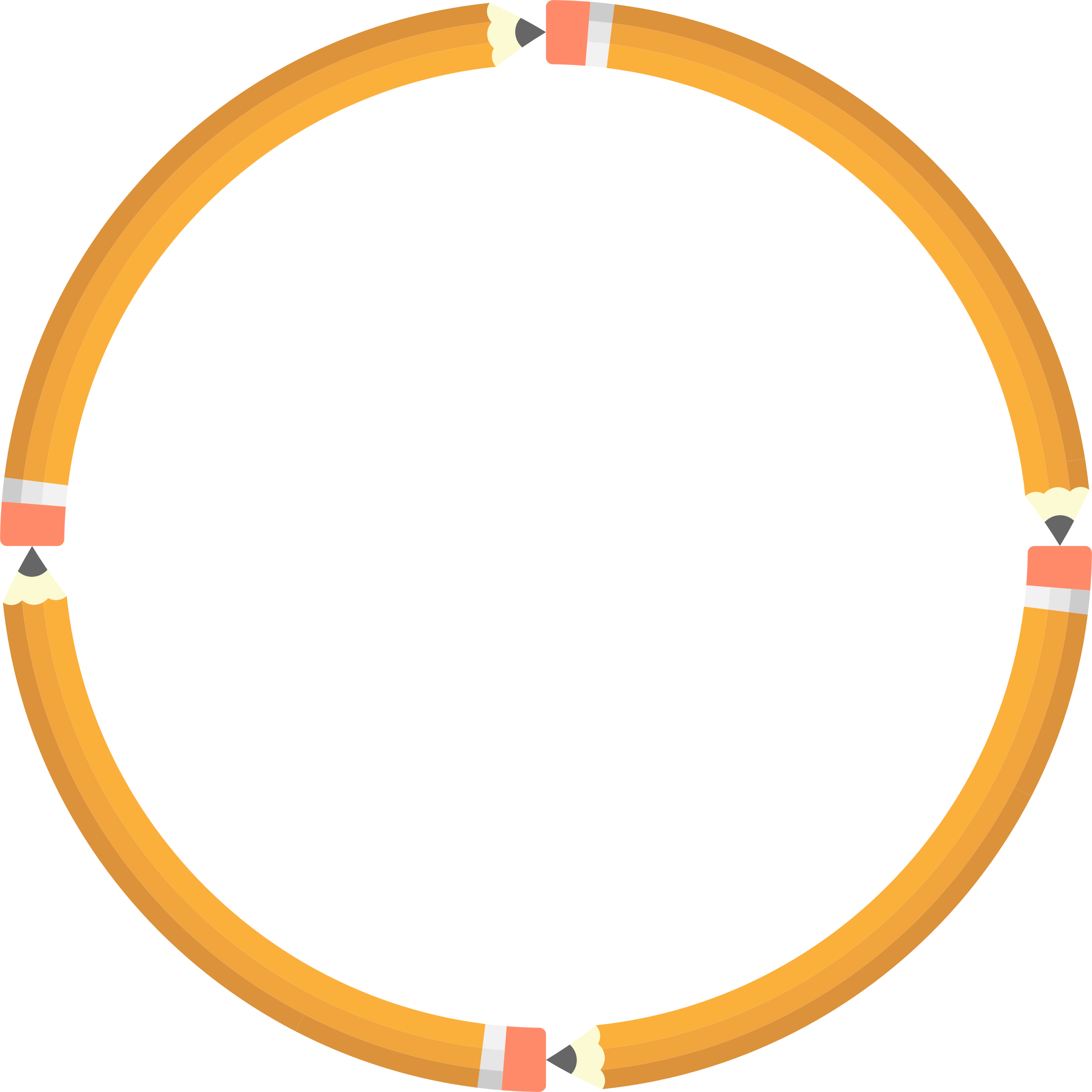 Teacher Pencil Cliparts 1, Buy Clip Art - Orange Circle Outline Png Transparent Png (720x720), Png Download