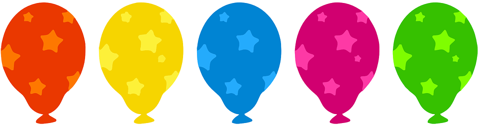 Pool Party Clipart 13, Buy Clip Art - Balloon - Png Download (960x480), Png Download