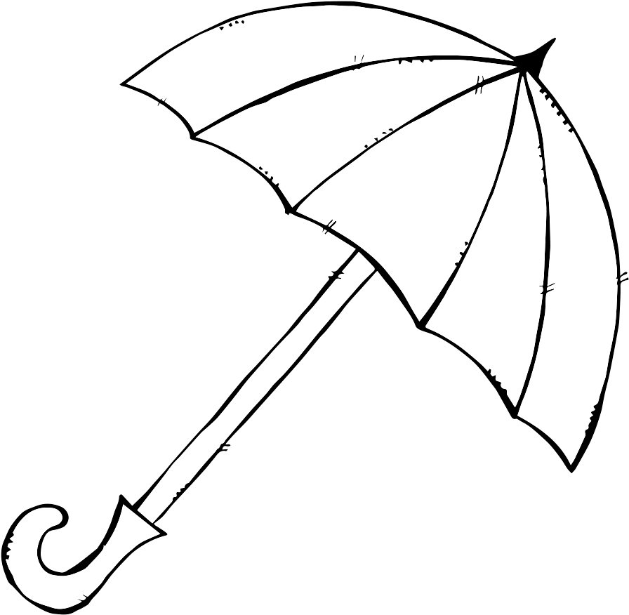 June 2018 Digital Downloads - Umbrella Clipart (1180x1180), Png Download