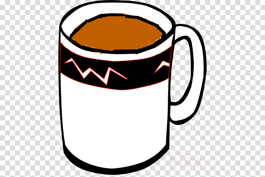 Download Mug Black And White Clipart Mug Coffee Cup - Png Panda Transparent Png (900x600), Png Download