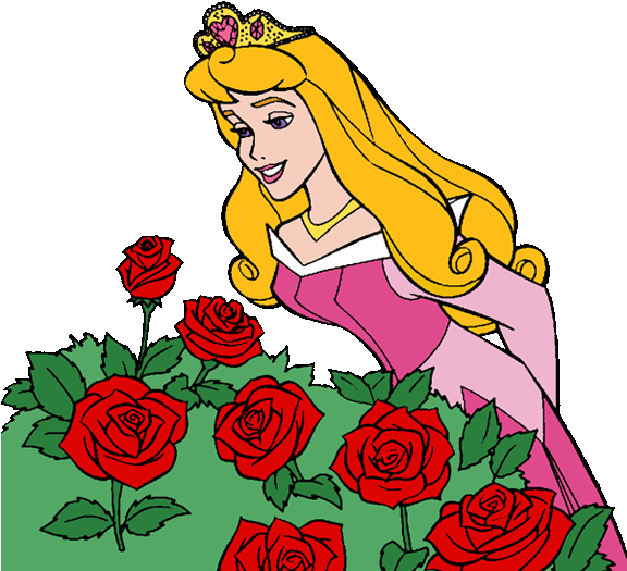 La Belle Au Bois Dormant - Disney Images Of Princess Aurora Sleeping Beauty Clipart (575x535), Png Download