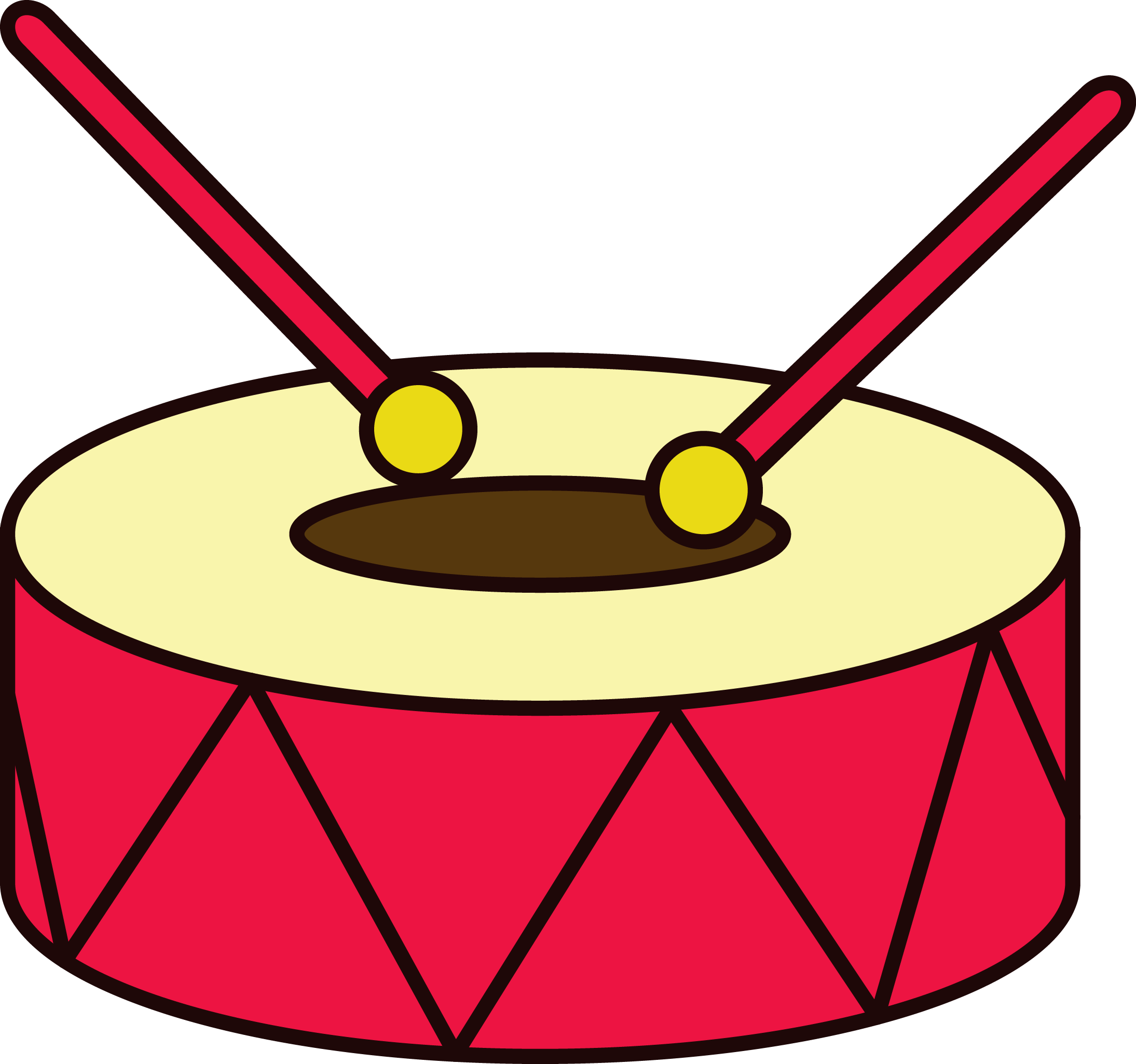 Drum Clipart (2189x2050), Png Download