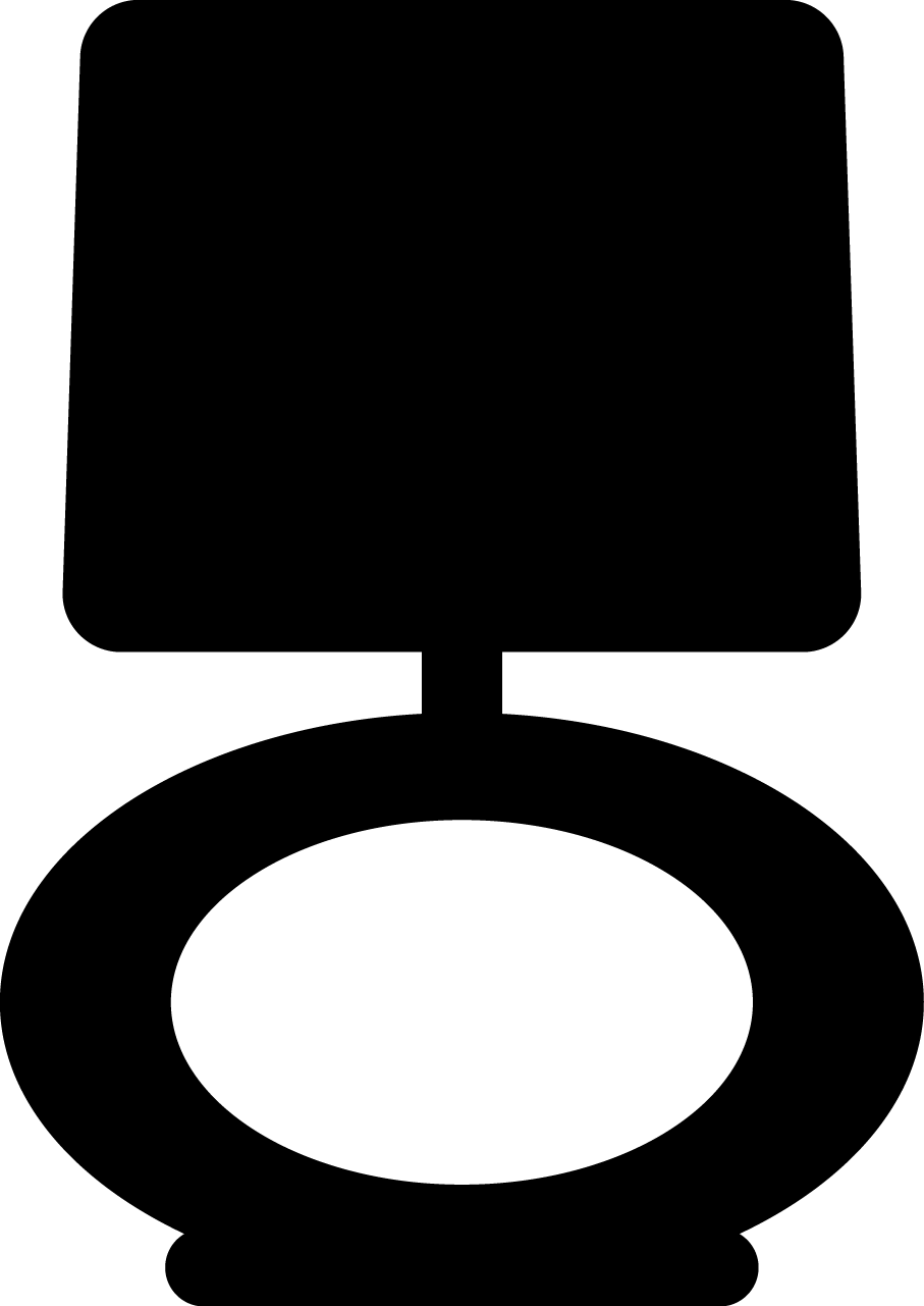 Lamp Silhouette Vector Eps Free Download, Logo, Icons, - Cosmetics Clipart (907x1281), Png Download