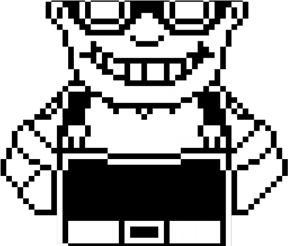 Undertale (skull) Tablet - Ipad Air 1 (vertical) Clipart (640x480), Png Download