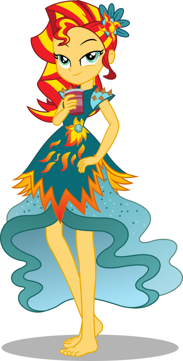 Drawing Sunset Clip Transparent Download - Equestria Girls Legend Of Everfree Sunset Shimmer - Png Download (638x1253), Png Download