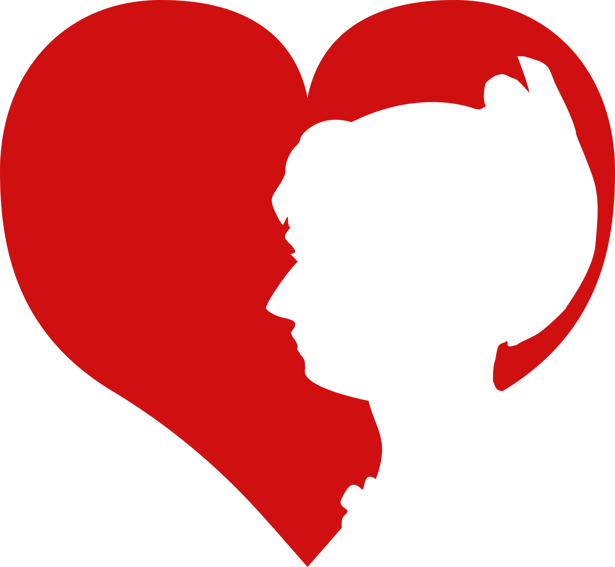 Women In Red Logo - Portable Network Graphics Clipart (2000x1841), Png Download