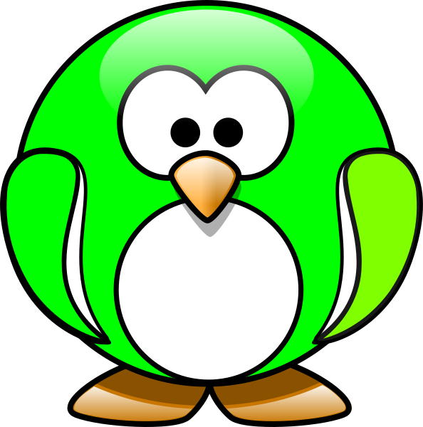 Cartoon Red Penguin Clipart - Png Download (594x600), Png Download