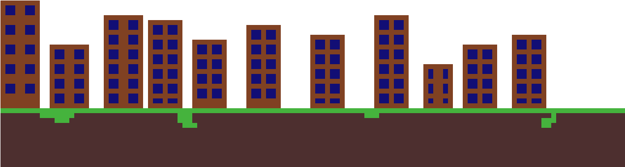 Town Clipart French Town - Pixel Art - Png Download (1270x740), Png Download