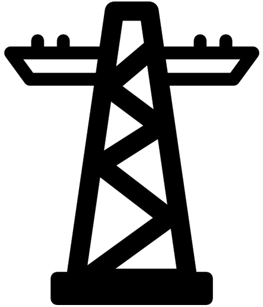 Transmission Tower Png Clipart - Transmission Tower Clipart Png Transparent Png (1200x630), Png Download