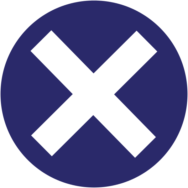 Straßenkreuzung, Stvo - X Red Icon Png Clipart (600x600), Png Download