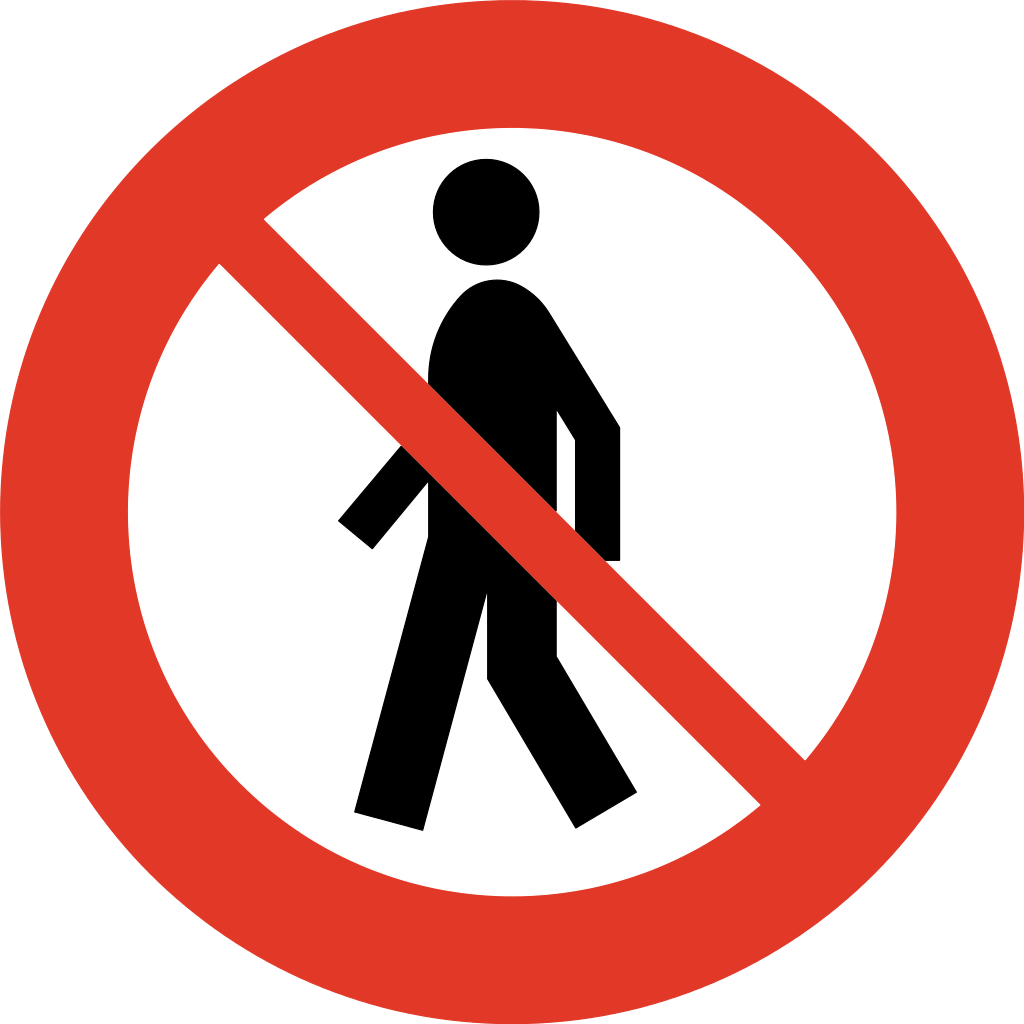 Norwegian Road Sign - Road Sign Clipart (1024x1024), Png Download