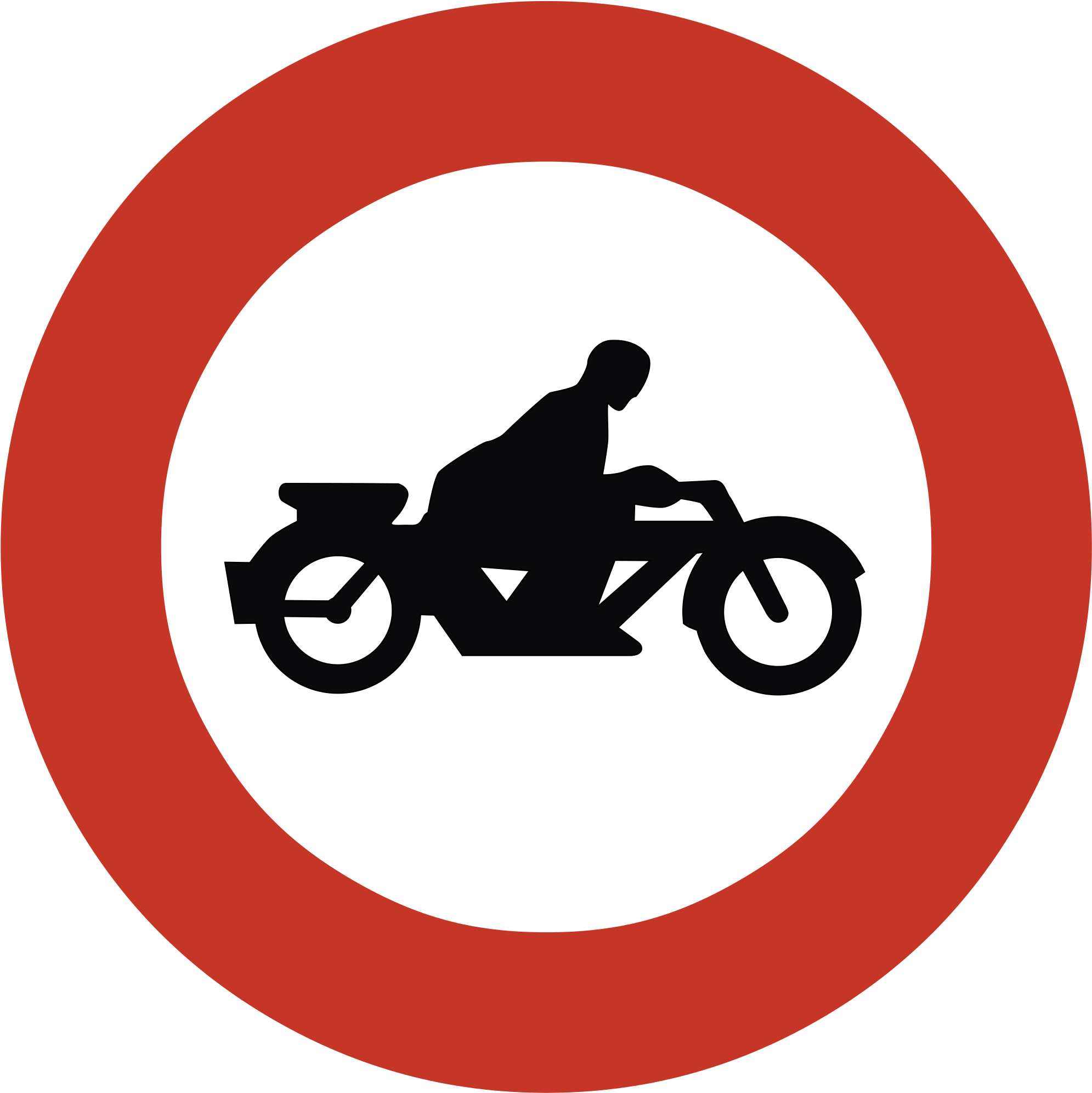 Open - Motorcycle Clipart (2000x2005), Png Download