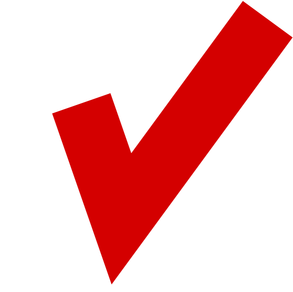 Tick Red Logo Clipart (588x599), Png Download