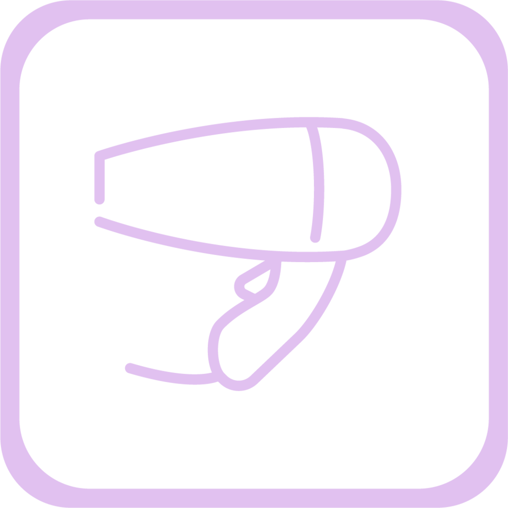 Hair Dryer Clipart (1000x1000), Png Download