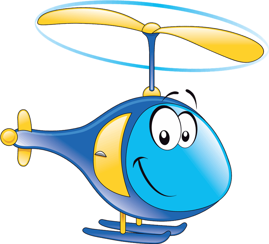 Cartoon Clipart Smiley Desktop Wallpaper - Elicottero Cartone - Png Download (892x892), Png Download
