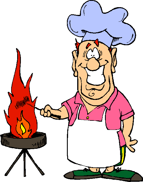 Summer Bbq Grilling - Hot Bbq Grill Gifs Clipart (500x636), Png Download