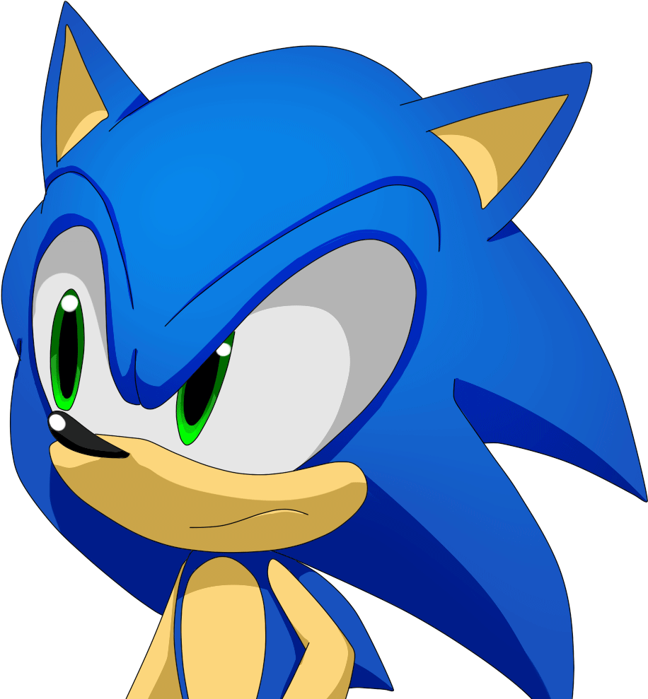Sonic Hedgehog Running Quick Moving Fast Blue N O D - Sonic Png Gif Clipart (1056x1080), Png Download