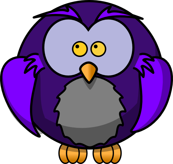 Cartoon Owl Shower Curtain Clipart (600x567), Png Download