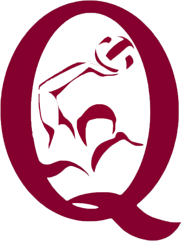 Queensland - Water Polo Black And White Clipart (576x768), Png Download