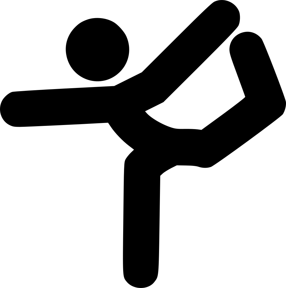 Yoga Shapes Png - Yoga Pose Icon Clipart (980x986), Png Download