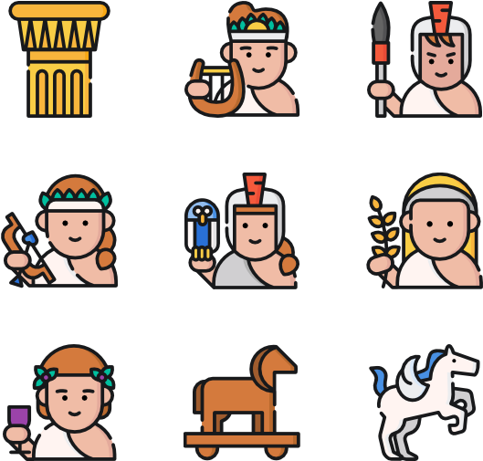 Greek Mythology - Hotel Clipart (600x564), Png Download