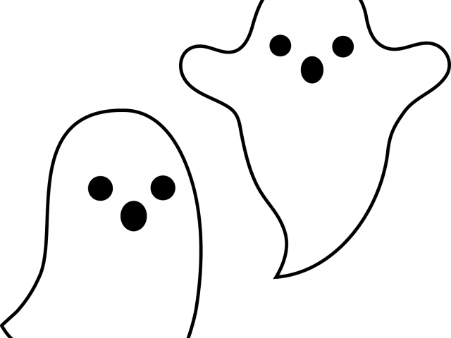 Ghostly Clipart Ghost Story - Cute Pumpkin Carving And Drawing Ideas - Png Download (640x480), Png Download