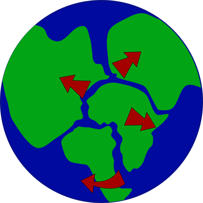 Clip Arts Related To - Breakup Of Supercontinent Pangaea Begins - Png Download (800x800), Png Download